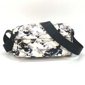 CHANEL Black Canvas Pochette Shoulder Bag